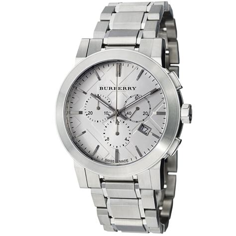 Burberry Men's Chronograph The City Silver Watch 